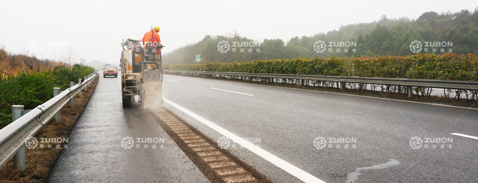 公路隆聲帶銑刨機